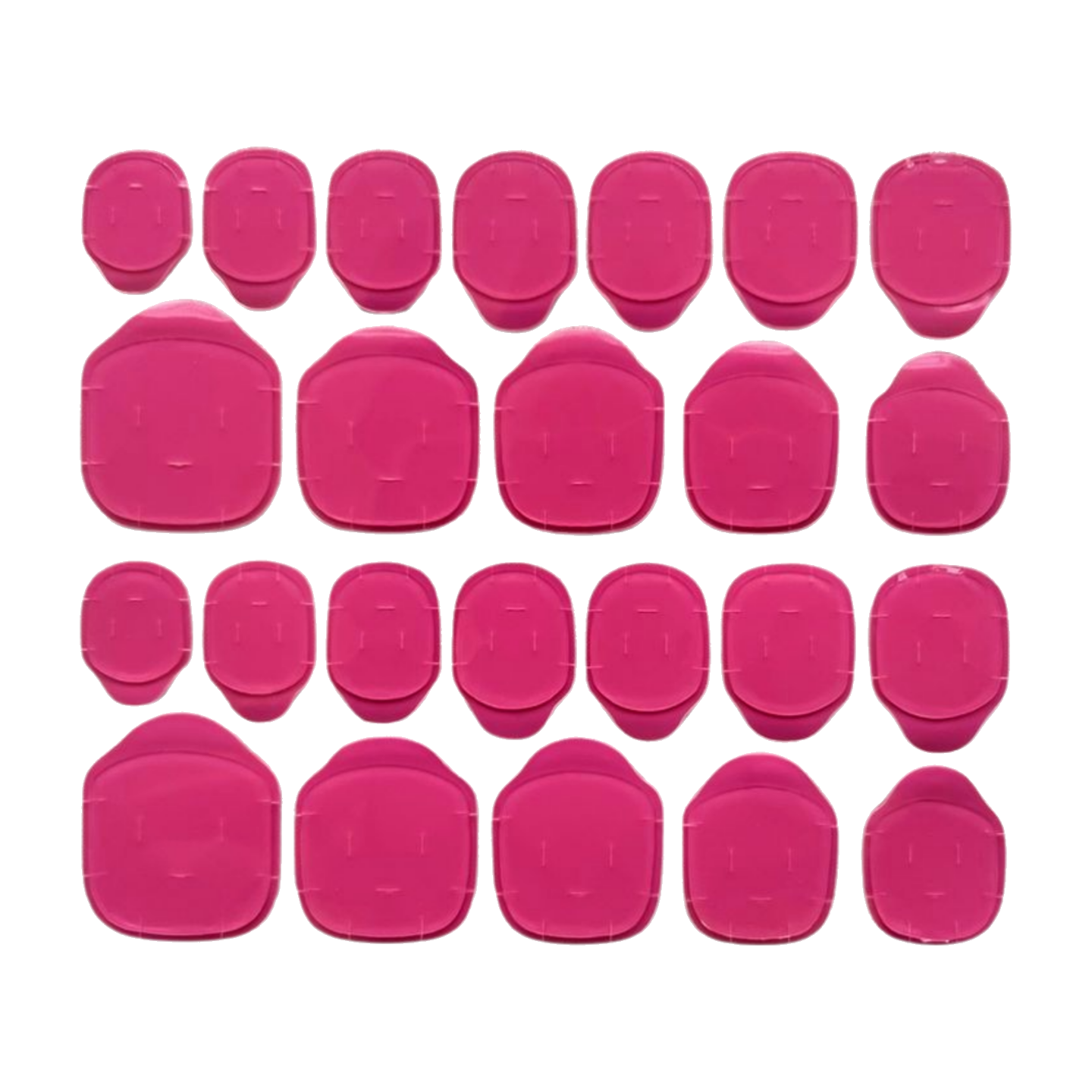 Pink Nail Adhesive Tabs