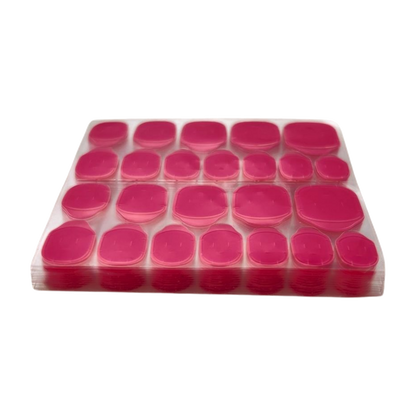 Pink Nail Adhesive Tabs